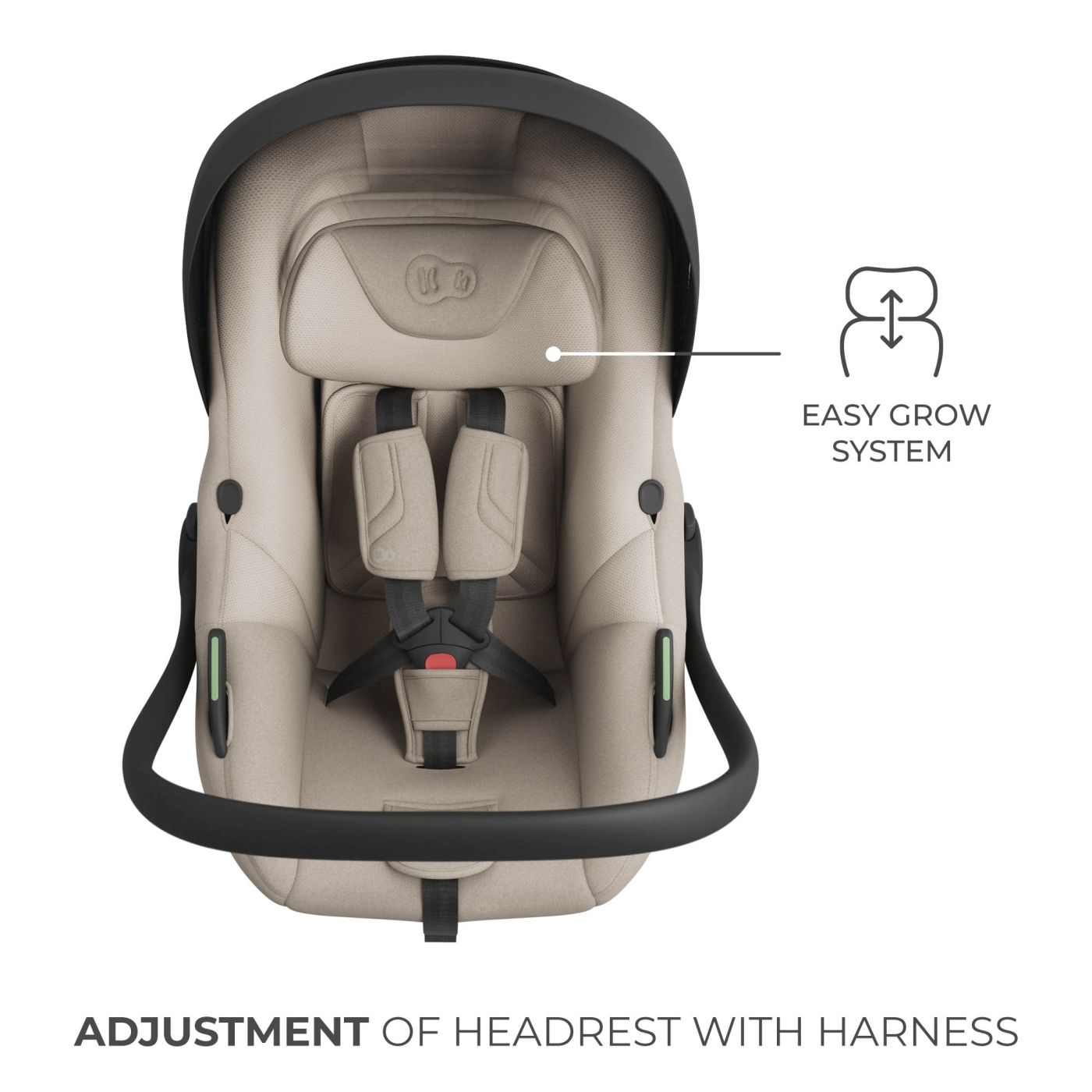 SCOICA AUTO KINDERKRAFT I-LITE 40-87 CM, BEIGE [8]