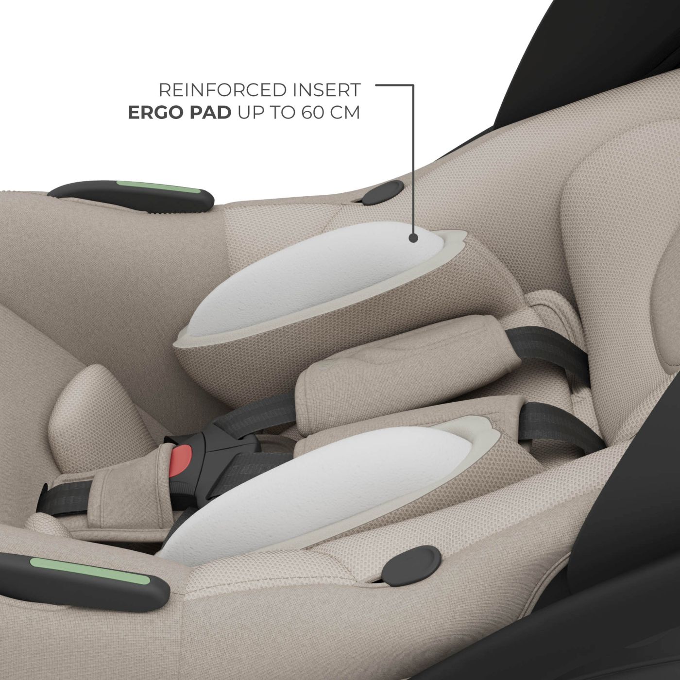 SCOICA AUTO KINDERKRAFT I-LITE 40-87 CM, BEIGE [9]