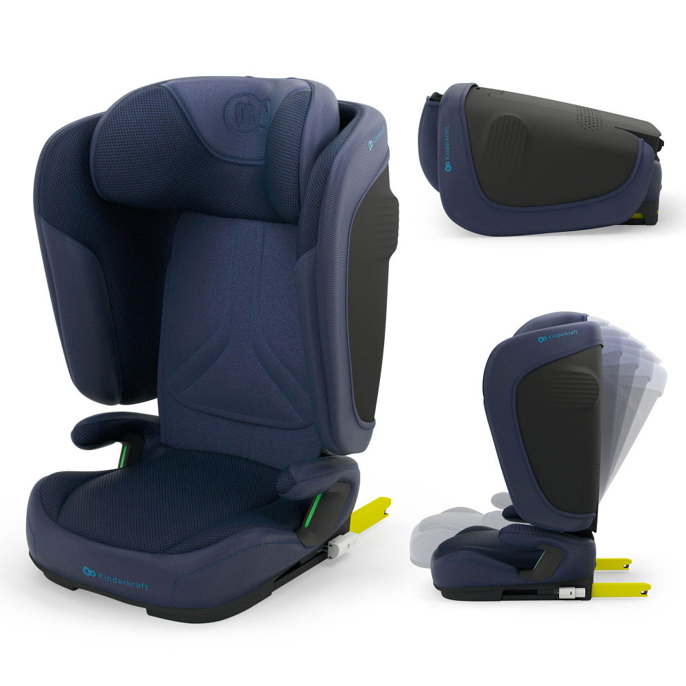 SCAUN AUTO KINDERKRAFT UNITY2 100-150 CM, NAVY [1]