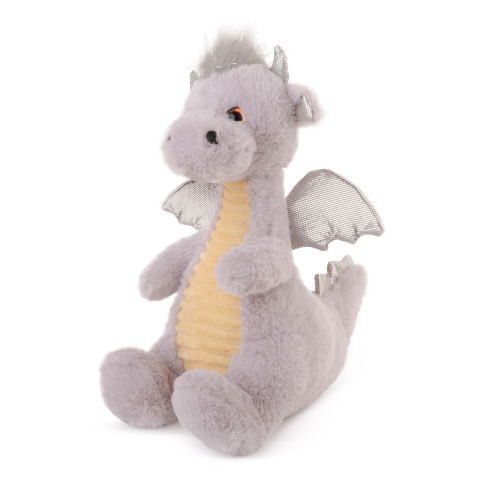 Jucării și jocuri - Jucarie de plus Dragon gri 35 cm