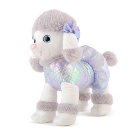 Jucării și jocuri - Jucarie de plus Pudel gri deschis 24 cm