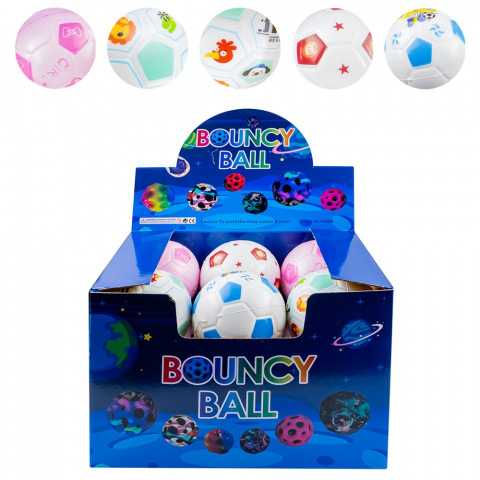 Jucării și jocuri - Minge din burete saltareata fotbal 10cm 41203