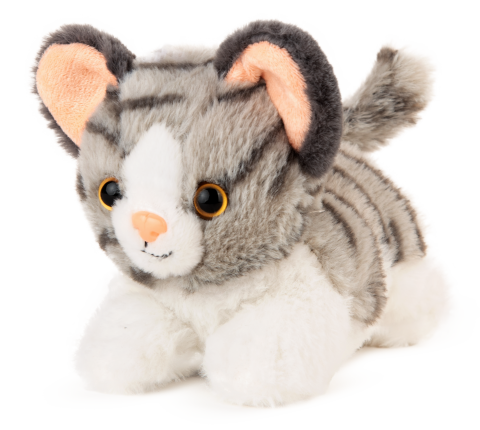 Jucării și jocuri - Jucarie de plus Pisica gri 20 cm