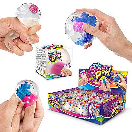 Jucării și jocuri - Minge antistres squeeze n pop toi-toys 35720z