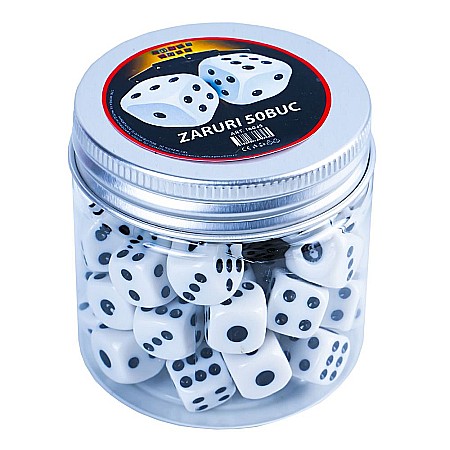 Jucării și jocuri - Zaruri 50buc/set 16045