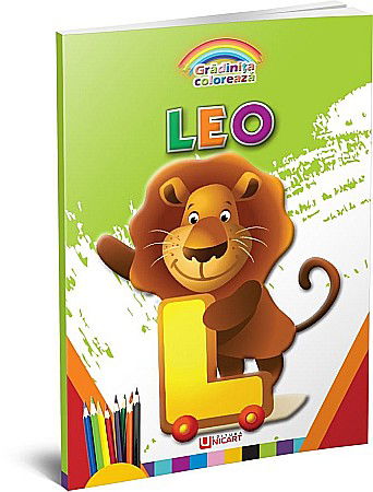 Cărți - Carte de colorat - Leo