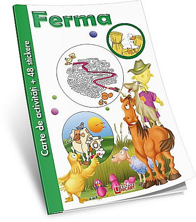 Cărți - Activitati+stickere-ferma