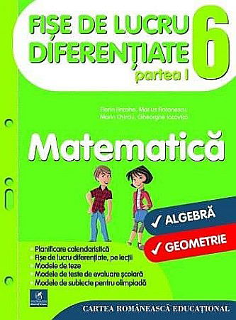 Cărți - Fise de lucru diferentiate. Matematica. Clasa VI. Partea I