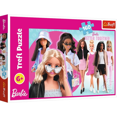 Jucării și jocuri - PUZZLE TREFL 160 BARBIE LUMEA BARBIE