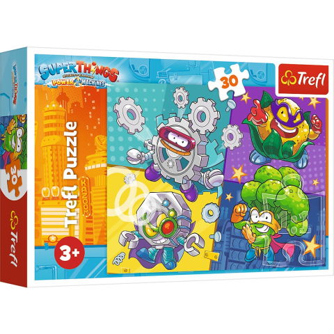 Jucării și jocuri - PUZZLE TREFL 30 SUPERTHINGS SUPER EROII