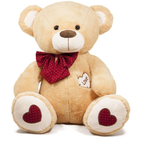 Jucării și jocuri - Ursulet cu esarfa 60 cm