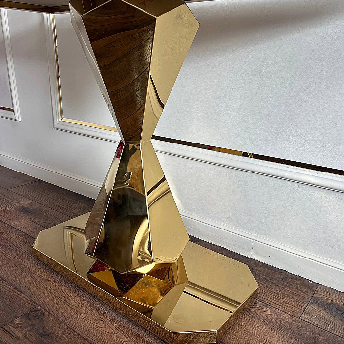 Consolă mobilier cu blat din compozit și picior din inox Astral Marble - CST2301 [7]