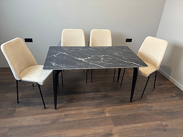 Set masa dining Compact si 6 scaune Delfo [2]