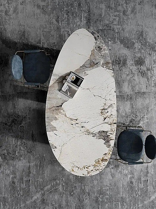 Masă dining cu blat din compozit și picioare din inox Regal - DT2150 [17]