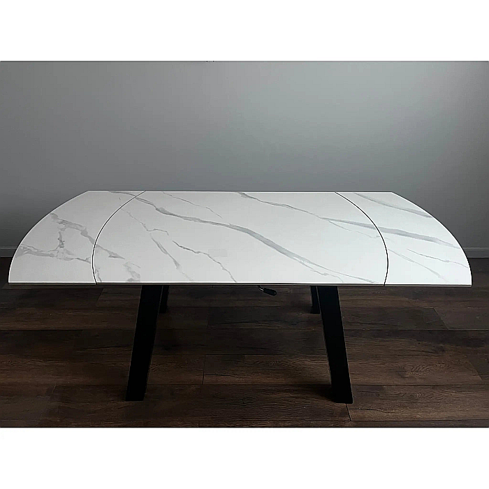 Masă dining extensibilă cu blat din compozit și structură metalică Extensia – DT2422 [3]