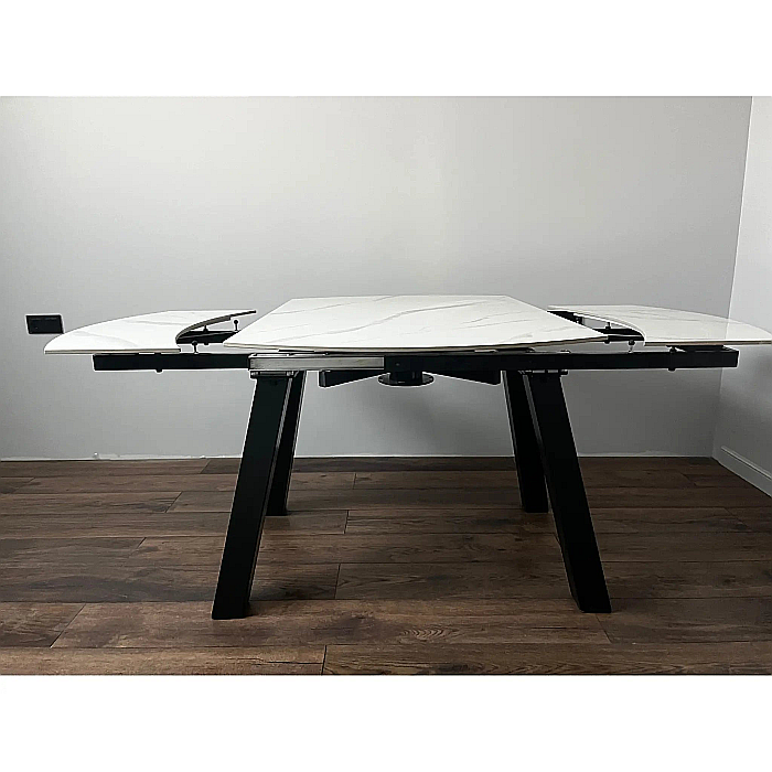 Masă dining extensibilă cu blat din compozit și structură metalică Extensia – DT2422 [7]