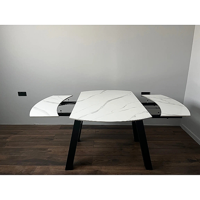 Masă dining extensibilă cu blat din compozit și structură metalică Extensia – DT2422 [6]