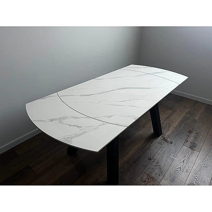 Masă dining extensibilă cu blat din compozit și structură metalică Extensia – DT2422 [4]