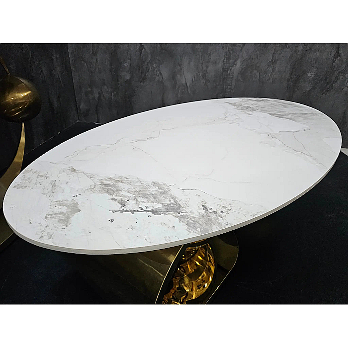 Set măsuțe cafea cu blat din compozit și picioare din inox Nova - CT2318 [12]