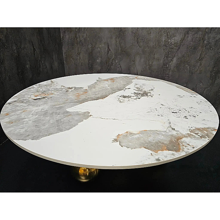 Măsuță cafea cu blat din compozit și picior din inox Gala - CT2139G [8]