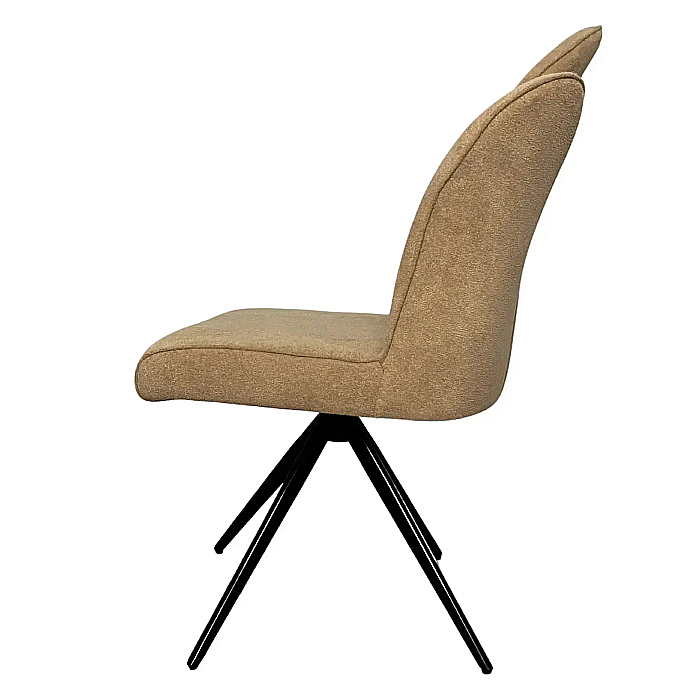 Scaun rotativ din stofă și picioare din metal Aruna - DC2414 [2]