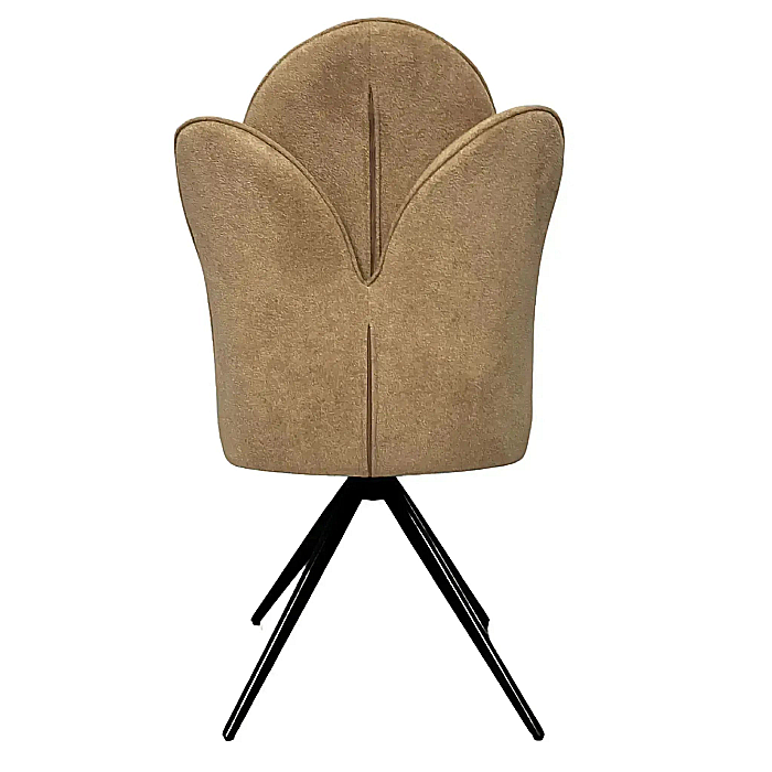 Scaun rotativ din stofă și picioare din metal Aruna - DC2414 [4]