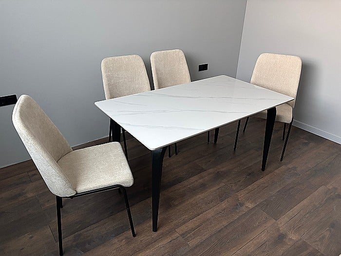 Set masa dining Compact si 4 scaune Delfo [3]