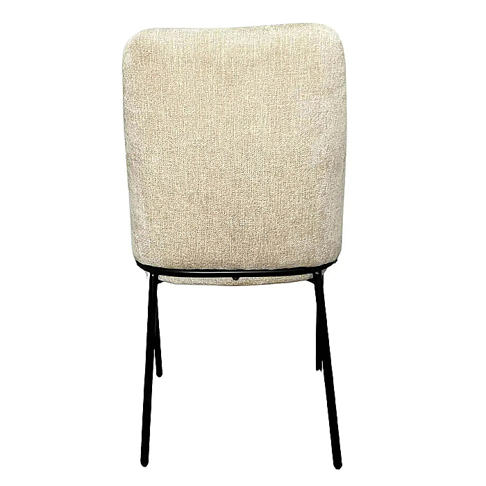 Scaun dining din stofă și picioare din metal Delfo - DC2480 [3]