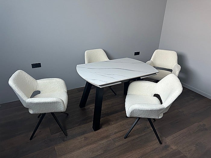 Set masa dining Extensia si 4 scaune Lira [3]