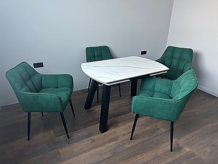 Set masa dining Extensia si 4 scaune Pavia [3]