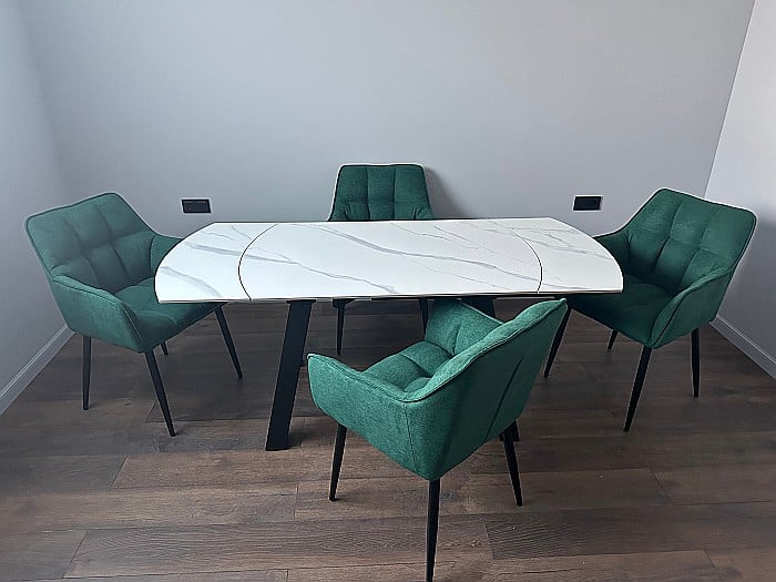 Set masa dining Extensia si 4 scaune Pavia [7]