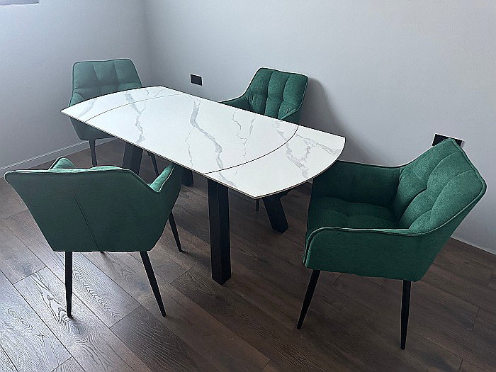 Set masa dining Extensia si 4 scaune Pavia [6]