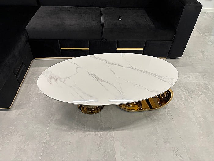 Set măsuțe cafea cu blat din compozit și picioare din inox Nova - CT2318 [7]