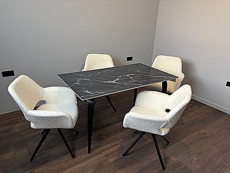 OUTLET Mobilier - Set masa dining Compact si 4 scaune Lira