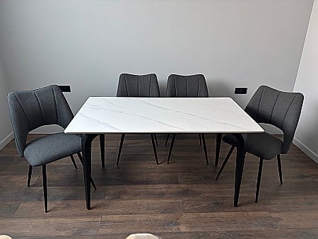 OUTLET Mobilier - Set masa dining Compact si 6 scaune Parma