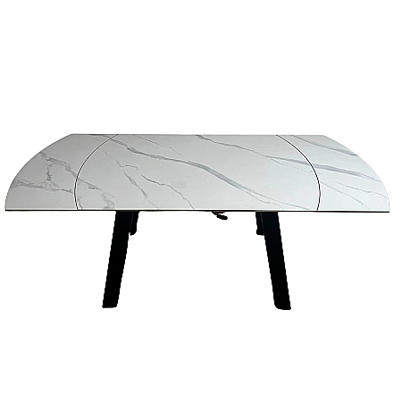 OUTLET Mobilier - Masă dining extensibilă cu blat din compozit și structură metalică Extensia – DT2422