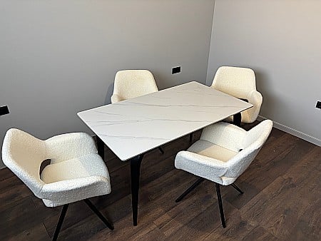 OUTLET Mobilier - Set masa dining Compact si 4 scaune Lira