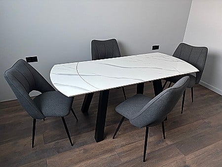 OUTLET Mobilier - Set masa dining Extensia si 4 scaune Parma