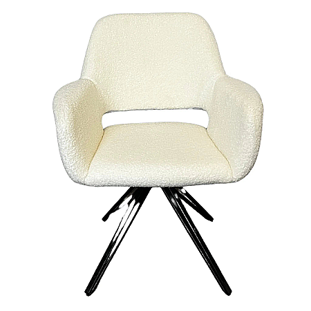 Scaune OUTLET - Scaun dining din stofă și picioare din metal Lira - DC2361