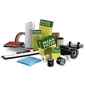 Pachete revizii auto - Pachet filtre revizie Dacia Logan 1.5 DCI 65 cai, filtre Mann-Filter+ ulei ELF10w40/4l