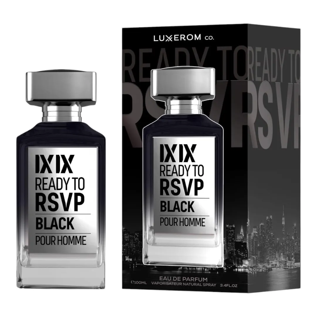 Parfumuri Vanilate - Ixix Ready To Rsvp Black 100ml - Apa de Parfum, barbati - Inspirat din 212 VIP Black de la Carolina Herrera