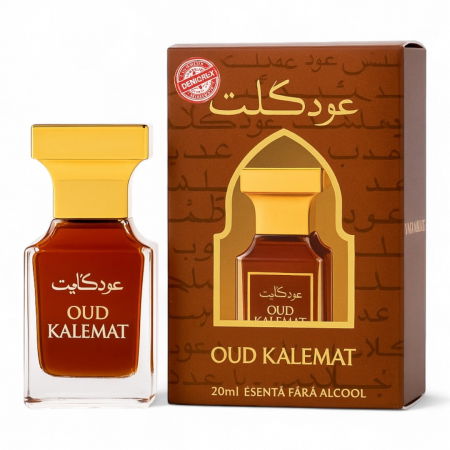 Parfumuri Orientale - Oud Kalemat – Esență fără alcool 20 ml | Parfum Oriental Lemnos-Ambrat