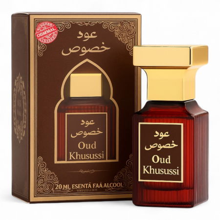 Parfumuri Orientale - Oud Khusussi – Esență fără alcool 20 ml | Parfum Oriental Lemnos-Condimentat