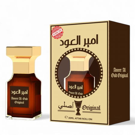 Parfumuri Orientale - Parfum Oriental fara Alcool - Extract Concentrat pe Baza de Ulei, 20ml Roll-on-Ameer Al Oud Original