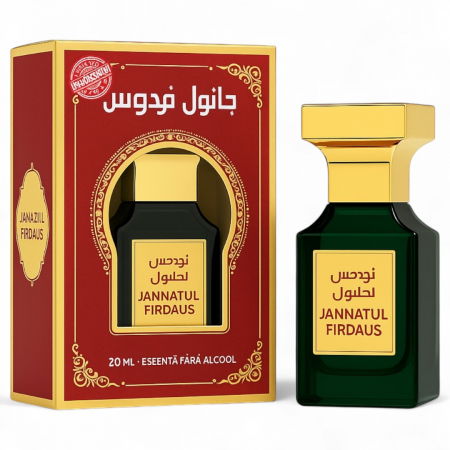 Parfumuri Florale - Parfum Oriental fara Alcool - Extract Concentrat pe Baza de Ulei, 20ml Roll-on-Jannatul Firdaus