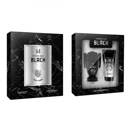 Seturi si Pachete - Set 2 piese ,,Invincible Black''- EDT+Gel de dus