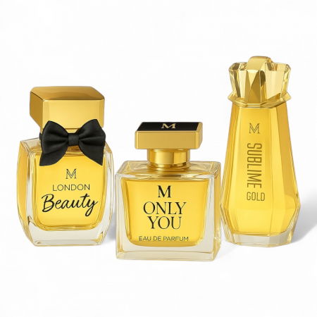 Seturi si Pachete - Set 3 Parfumuri De Dama - Beauty + Only + Sublime Gold