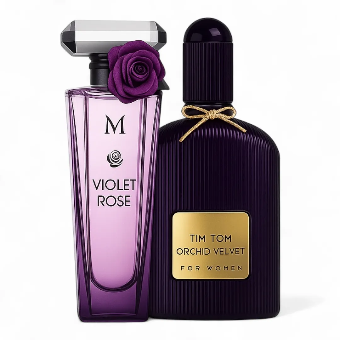 Seturi si Pachete - Set Parfumuri Damă – Violet Rose & Orchid Velvet – 100 ml fiecare