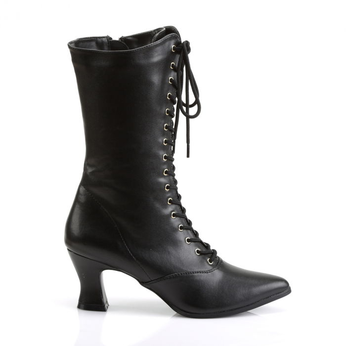 Botine cu toc mic, stil victorian [5]