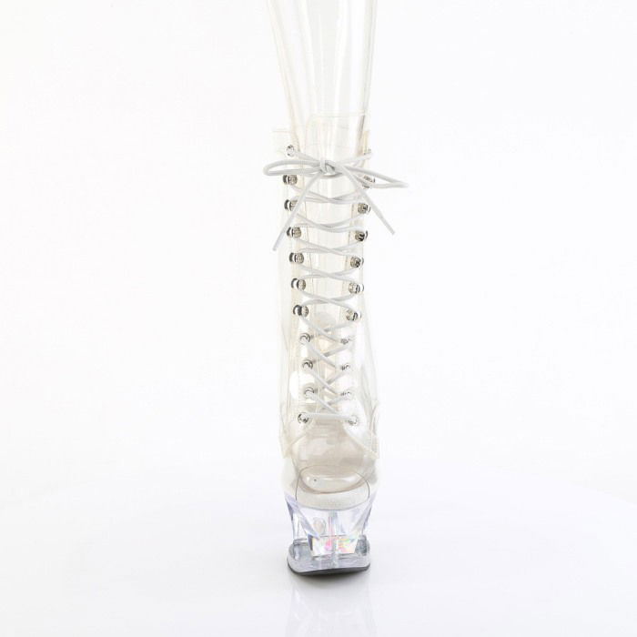Botine transparente cu toc inalt brand Pleaser [2]